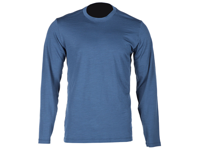 2019 KLIM MERINO WOOL LONG SLEEVE SHIRT - BLUE